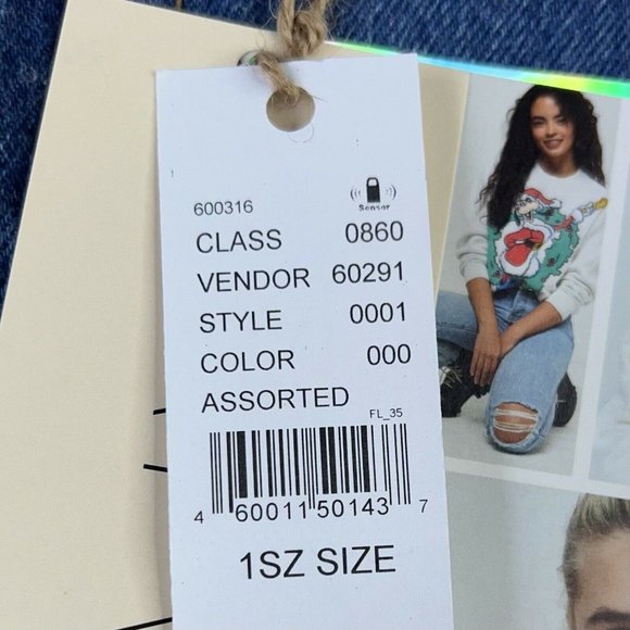 Levi’s Goat Vintage Reworked Womens Slim Skinny Jeans High Rise Button Fly 1 New - Picture 11 of 12